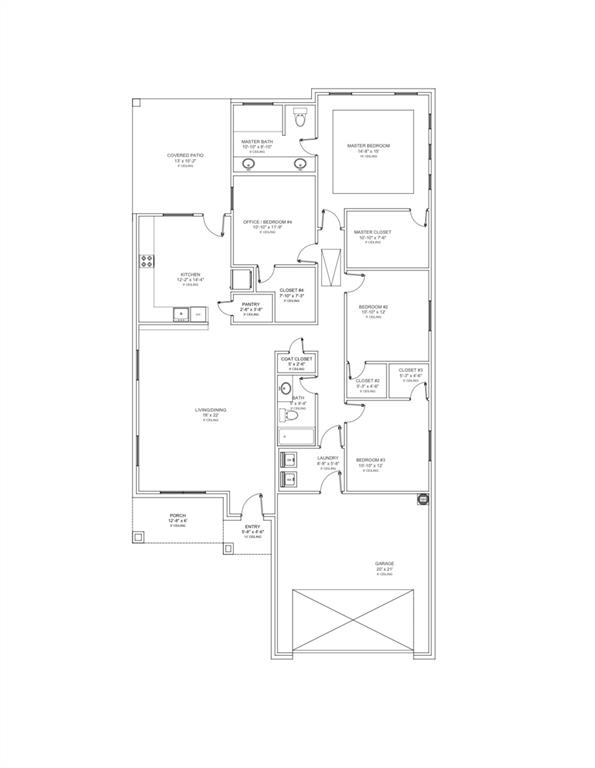 10145 Budtime Lane Dallas, TX 75217 - Photo 33 of 34 a picture of floor plan