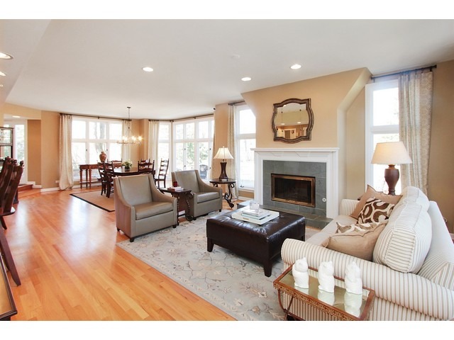 44 Farnham Road Lake Forest, IL 60045 - Photo 11 of 25 a living room with furniture and a fireplace