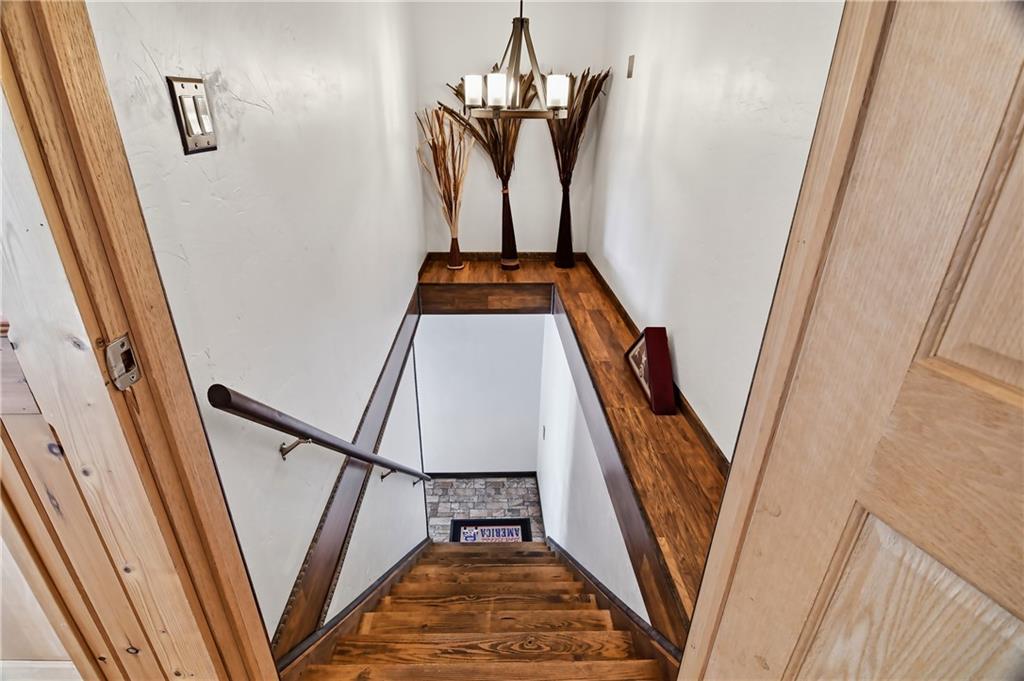 2516 Clayton Road Beaver Falls, PA 15010 - Photo 9 of 24 Beautiful wood floor steps from Kitchen leading to finished basement