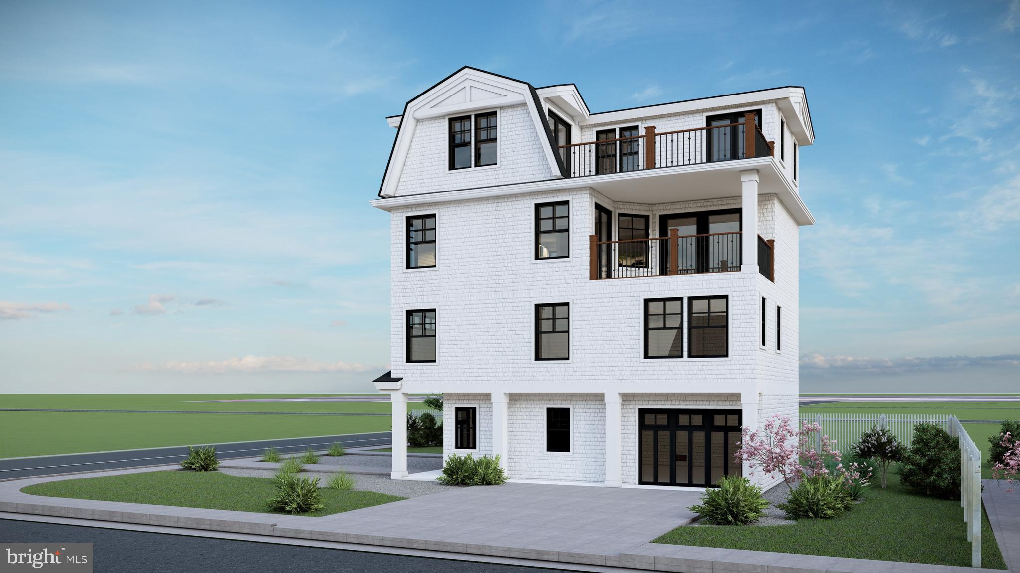 29 30th Street Sea Isle City, NJ 08243 - Photo 1 of 4 a front view of a building with a garden