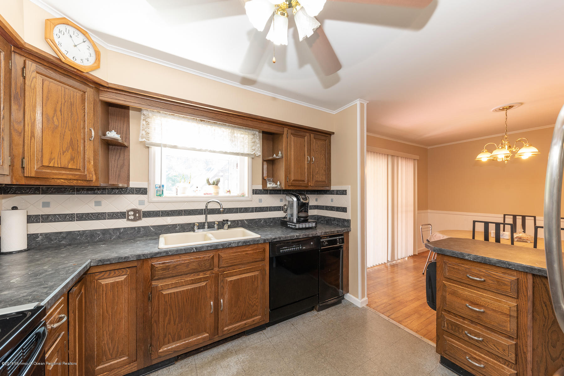 195 South New Prospect Road Jackson, NJ 08527 - Photo 9 of 28 a kitchen with kitchen island granite countertop a sink cabinets stainless steel appliances and a counter top space
