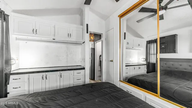 a view of a walk in closet