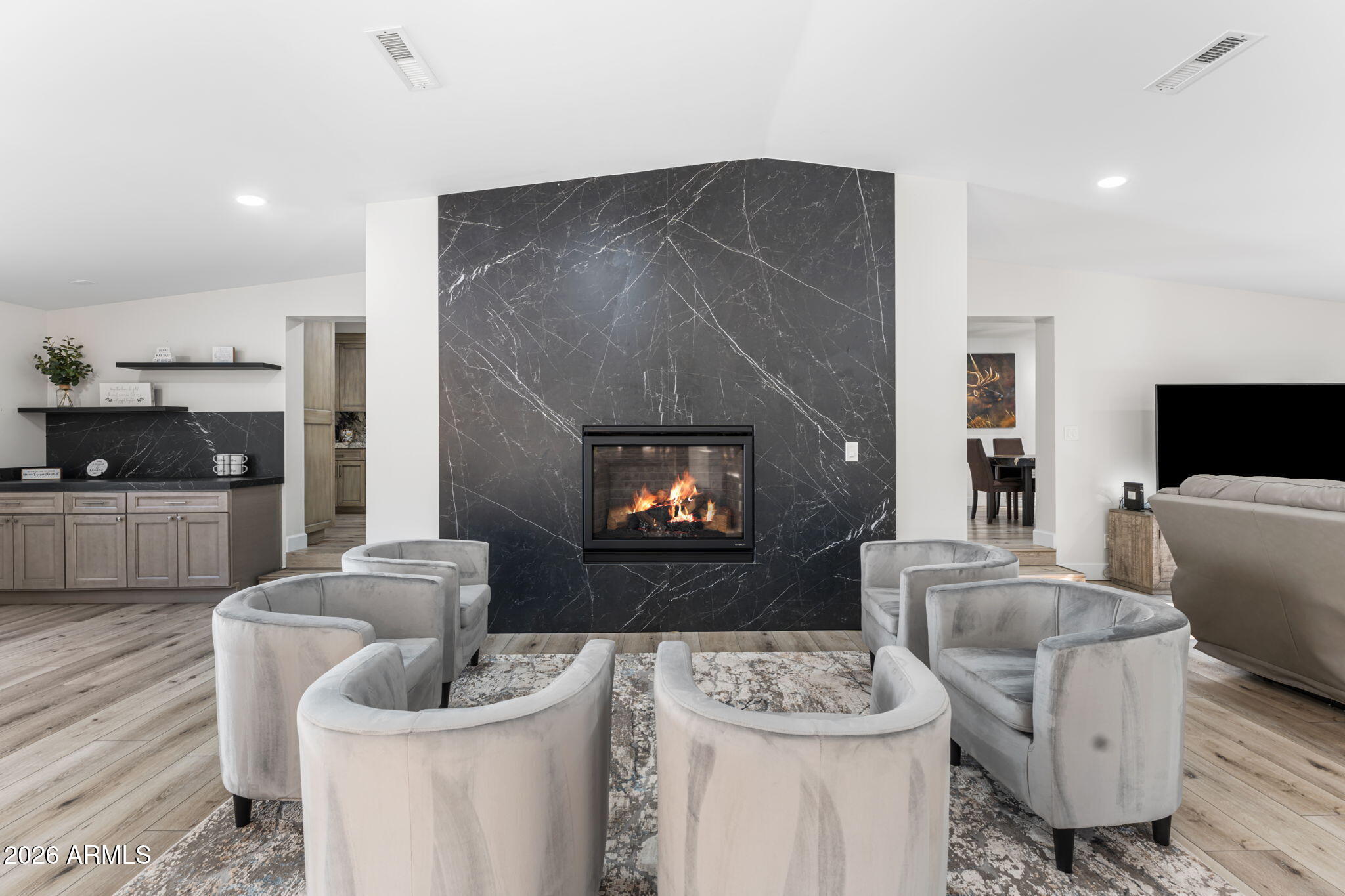 5055 Townsend-Winona Road Flagstaff, AZ 86004 - Photo 2 of 36 Living Room Fireplace Area