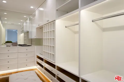 a view of walk in closet