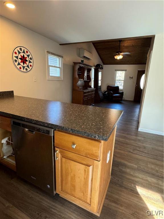 588 Mauch Chunk Road Palmerton, PA 18071 - Photo 13 of 32 a kitchen with stainless steel appliances granite countertop a stove a sink and a microwave