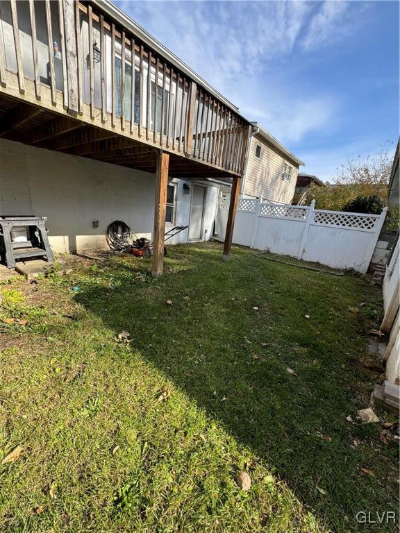 588 Mauch Chunk Road Palmerton, PA 18071 - Photo 9 of 32 a backyard of a house with table and chairs