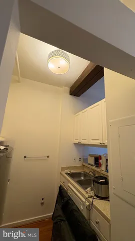 a view of storage and utility room