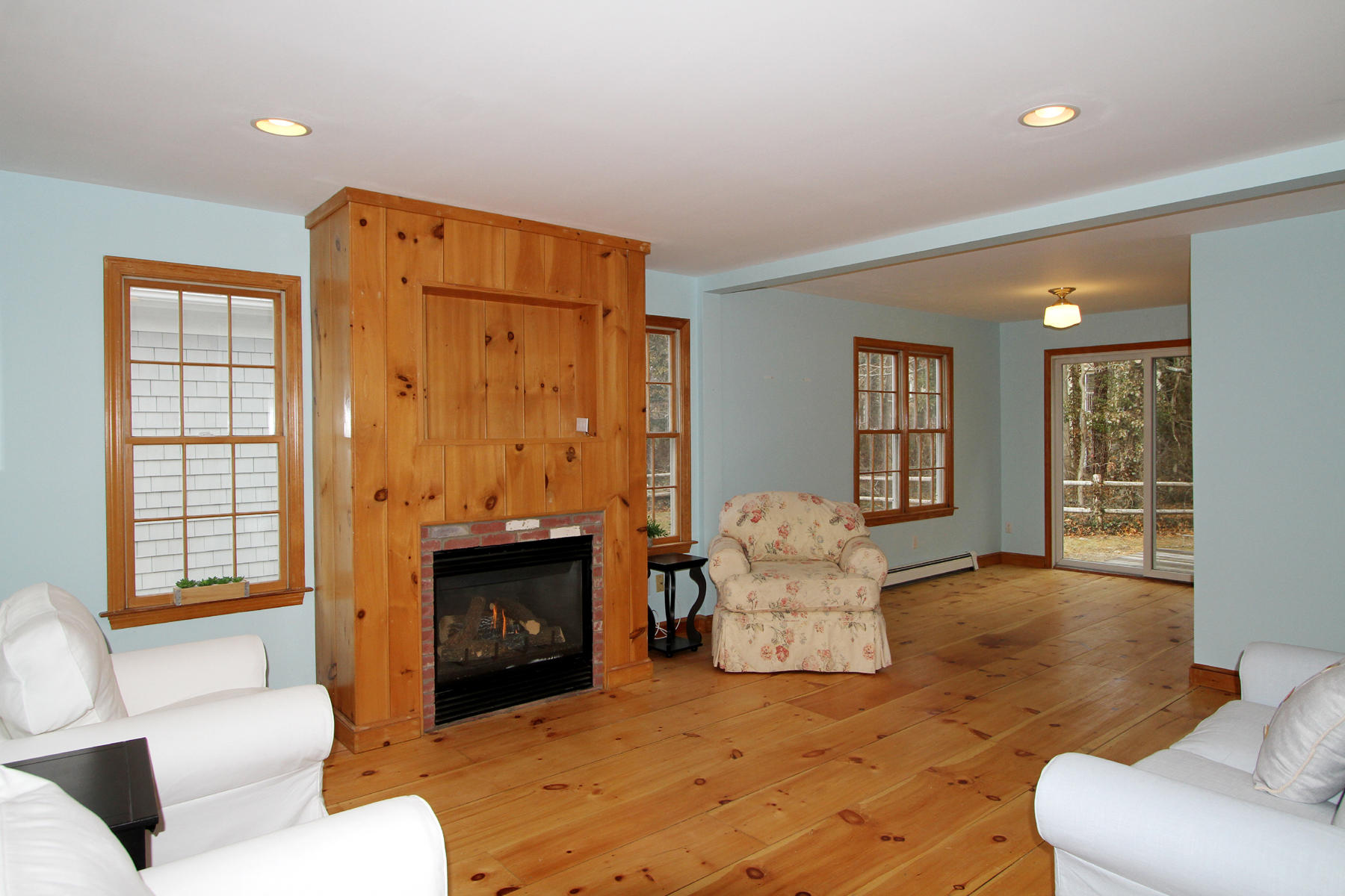 731 Long Pond Road Brewster, MA 02631 - Photo 13 of 29 pine plank floors