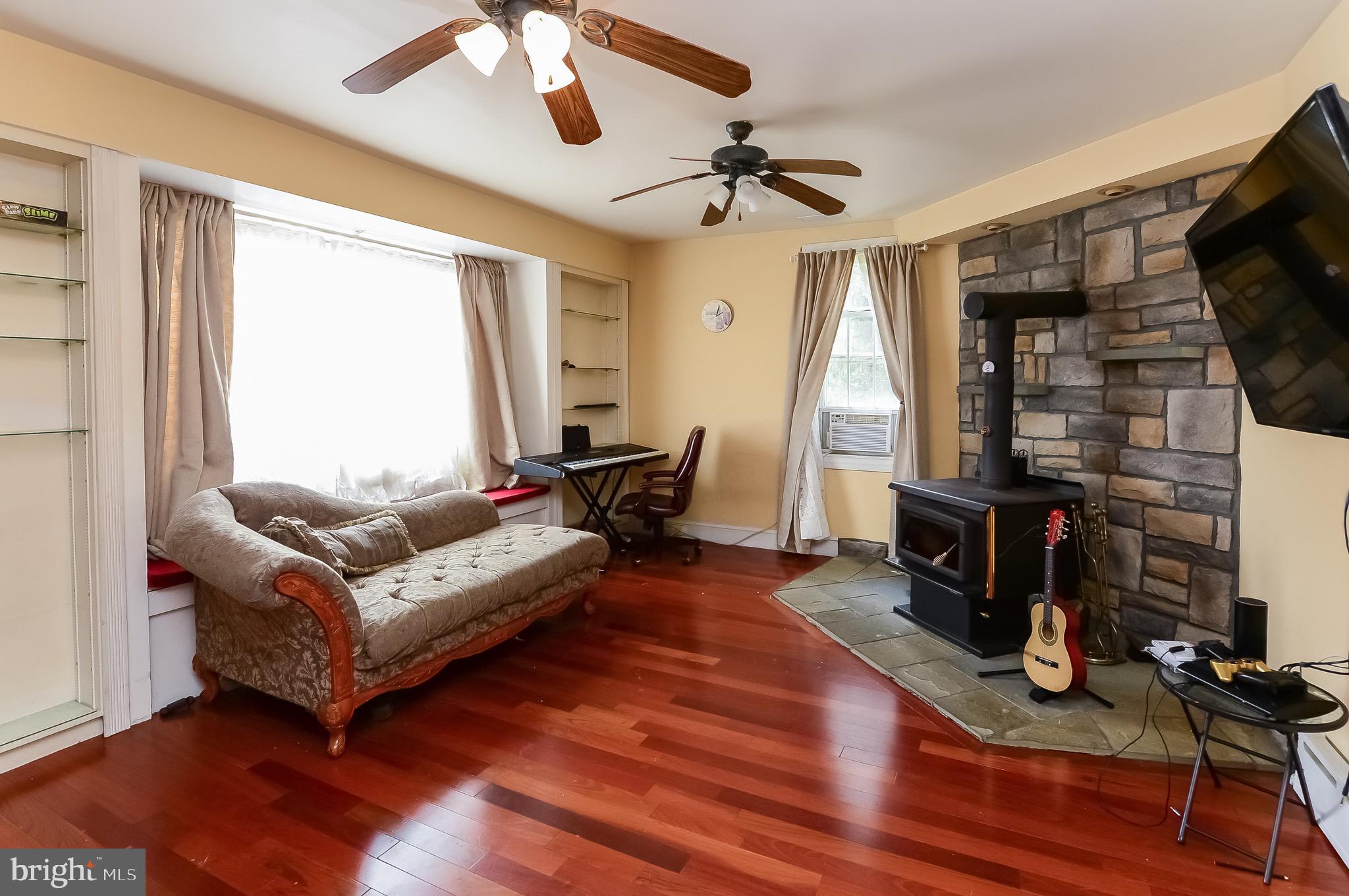53 Quaker Road Mickleton, NJ 08056 - Photo 9 of 29 Family Room w/wood burning Franklin Stove!