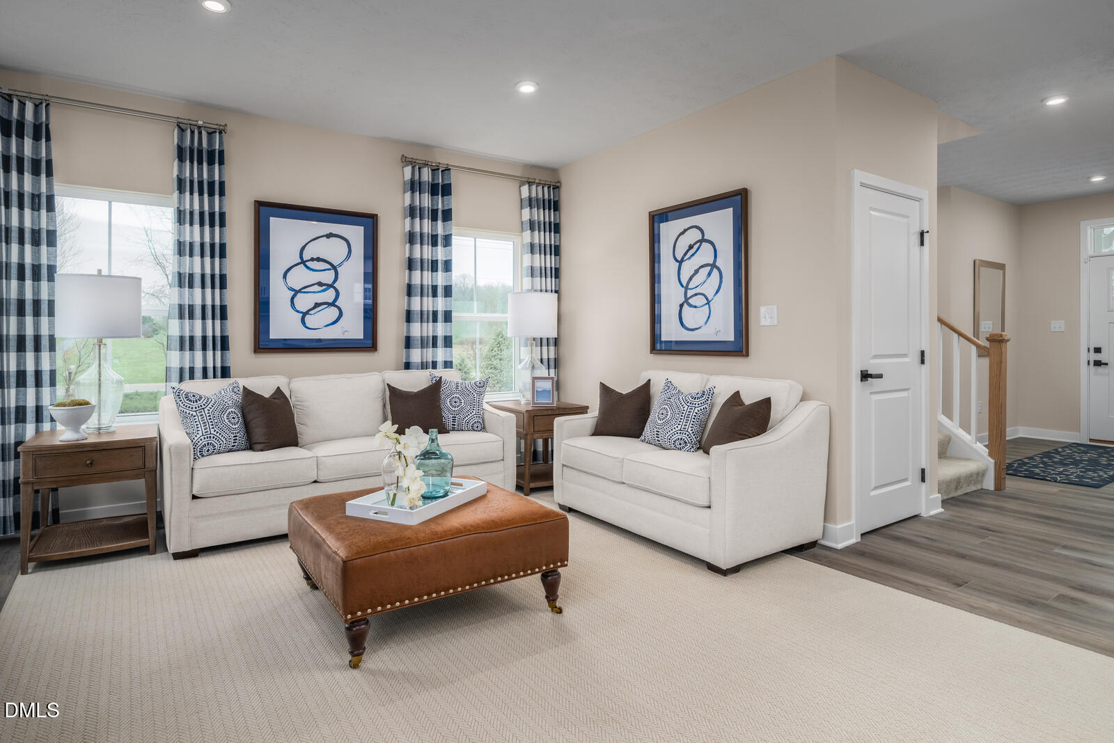 913 Walker Rdg Way Willow Spring, NC 27592 - Photo 9 of 23 a living room with furniture and a large window