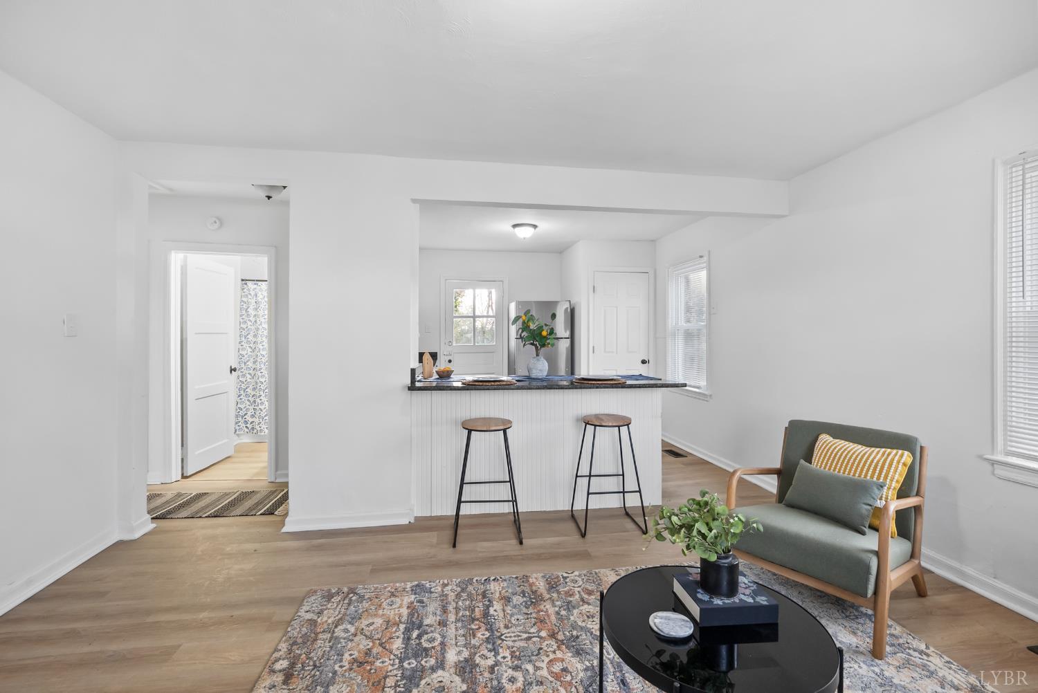 1201 Brandon Road Lynchburg, VA 24502 - Photo 3 of 25 a living room with furniture and a wooden floor