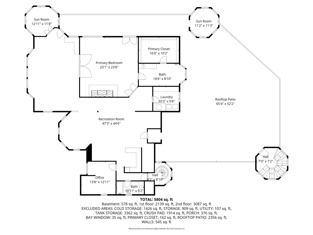 2720 Oak View Road Templeton, CA 93465 - Photo 63 of 64 Office/Residential Space Floor Plan Level 3