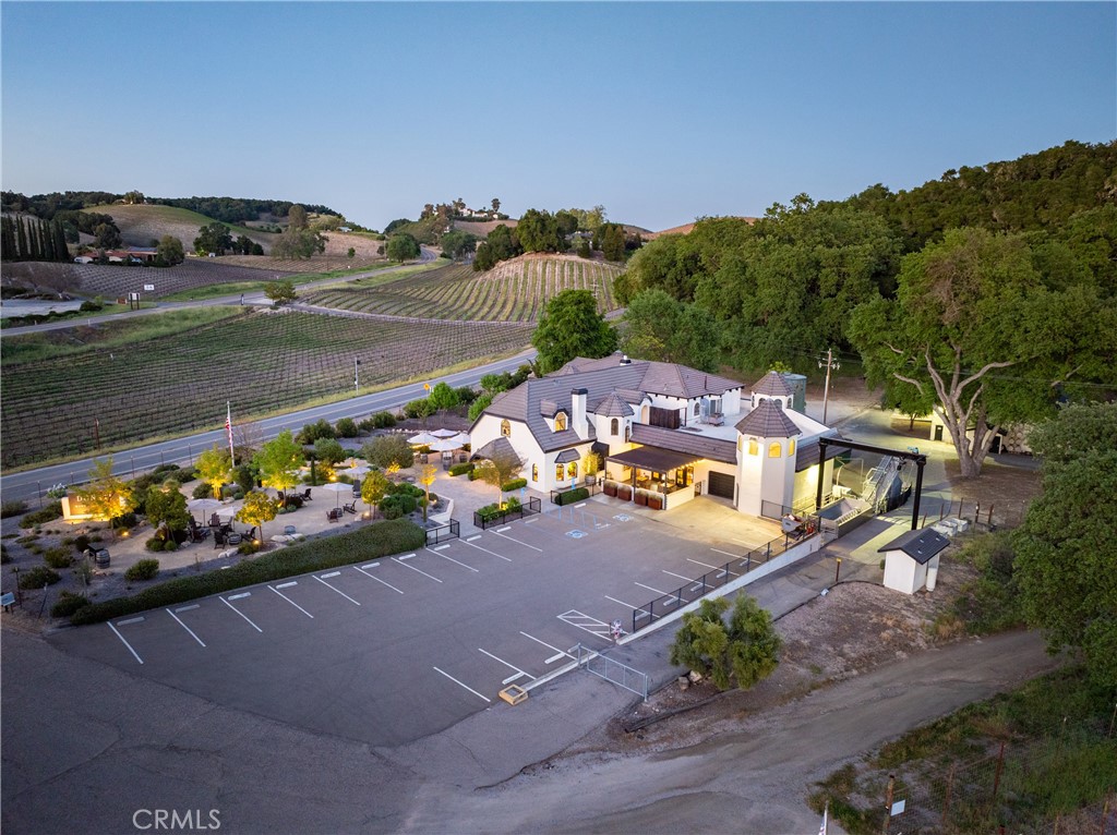 2720 Oak View Road Templeton, CA 93465 - Photo 59 of 64 an aerial view of a house a garden and lake view