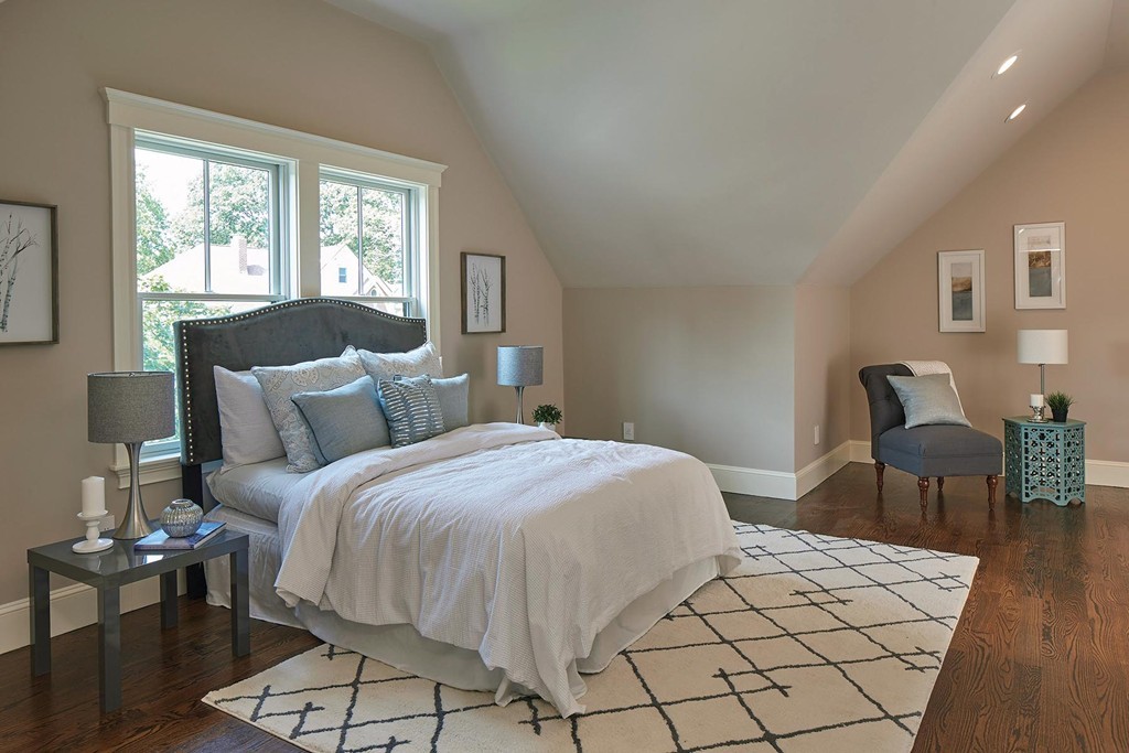 160 Bellingham Road Brookline, MA 02467 - Photo 6 of 7 a bedroom with a bed and a window