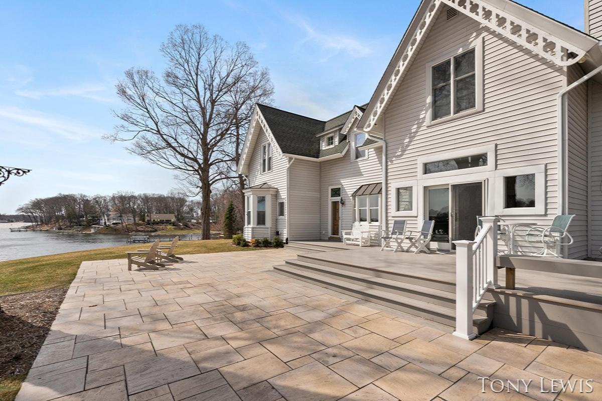 17674 West Spring Lake Road Spring Lake, MI 49456 - Photo 32 of 57 Patio with fabulous views
