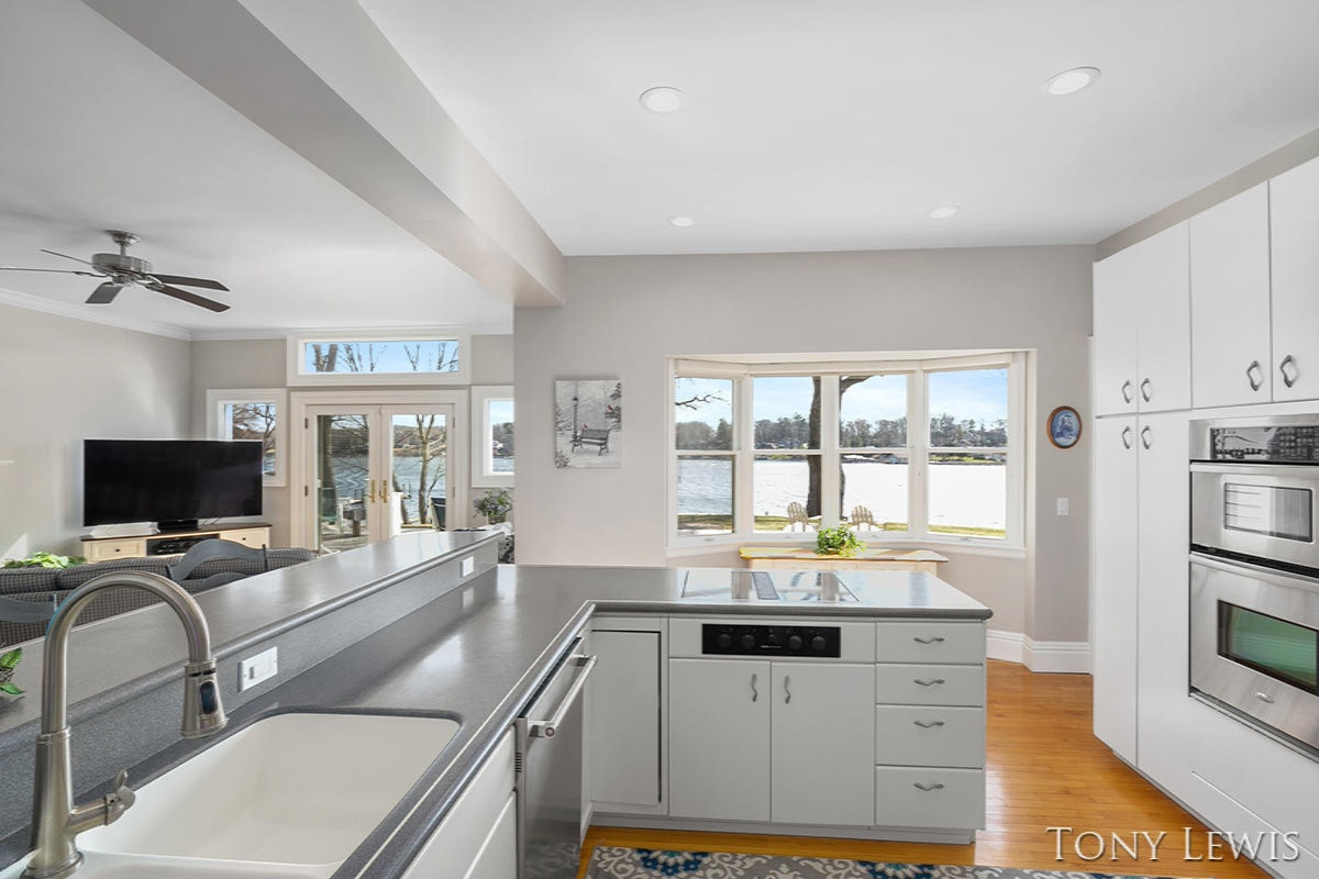 17674 West Spring Lake Road Spring Lake, MI 49456 - Photo 6 of 57 Kitchen with great views
