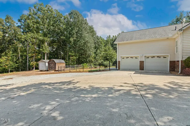 a swimming pool with a outdoor seating