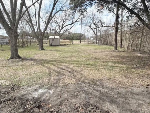 a view of yard with trees