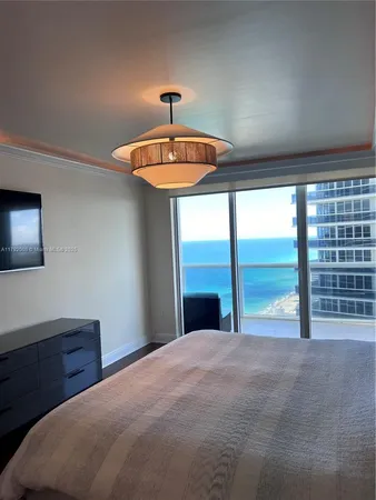 a view of beach and city