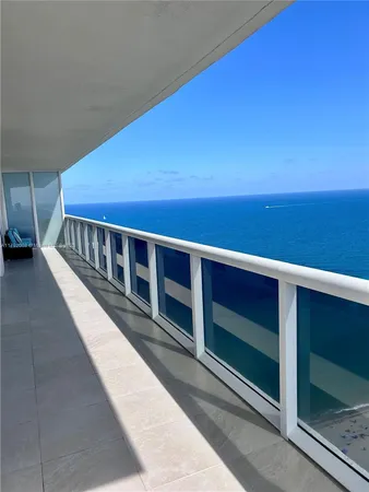 a view of balcony with workspace