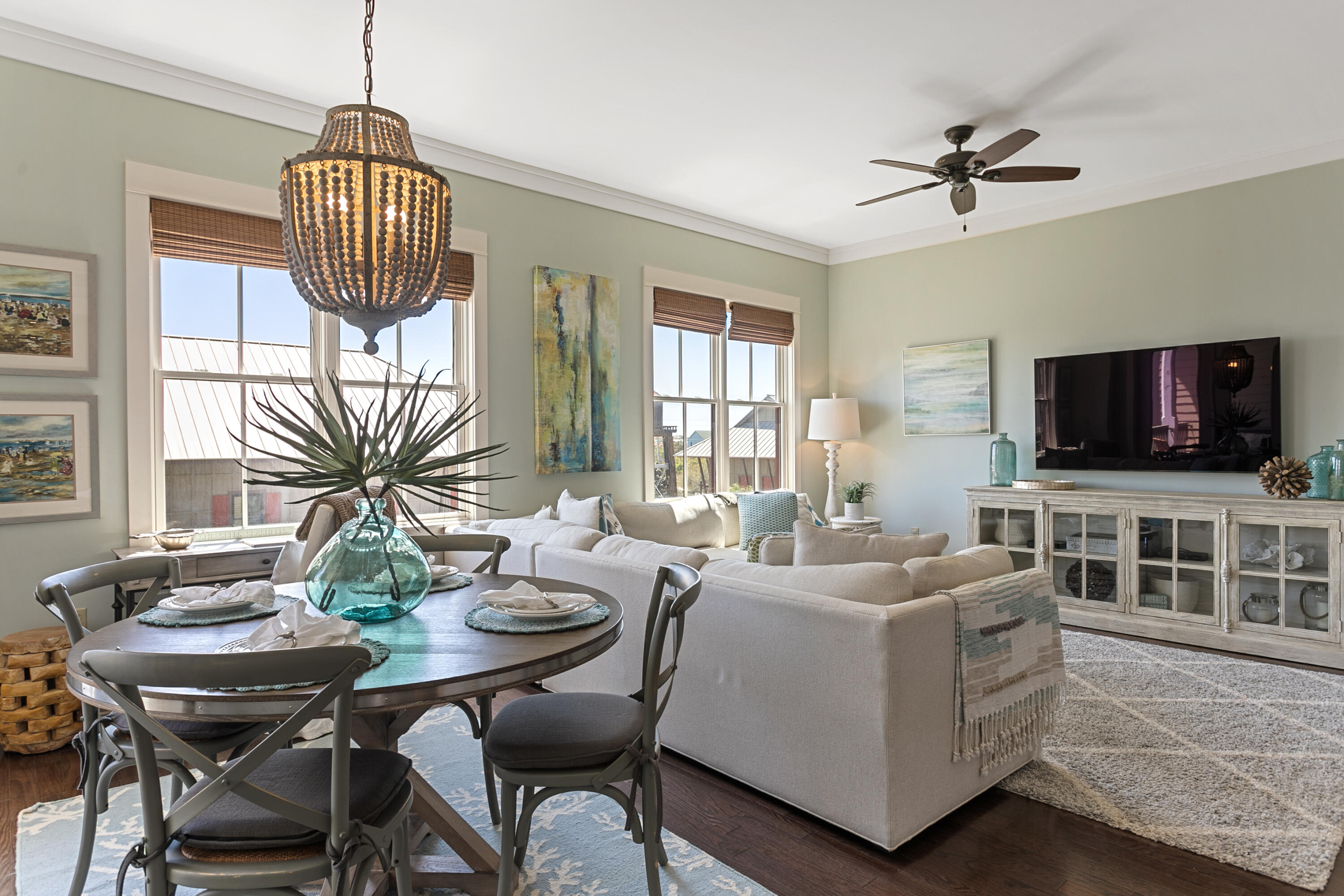 2050 West County Highway 30A, Unit M1314 Santa Rosa Beach, FL 32459 - Photo 18 of 79 a view of a livingroom with furniture window and wooden floor
