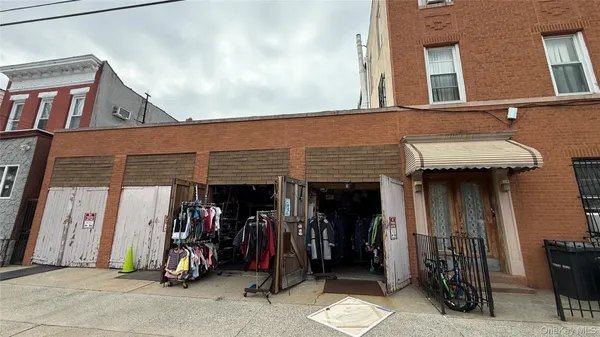 a view of a storage room
