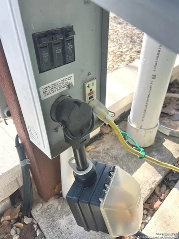 a view of a building with a yard