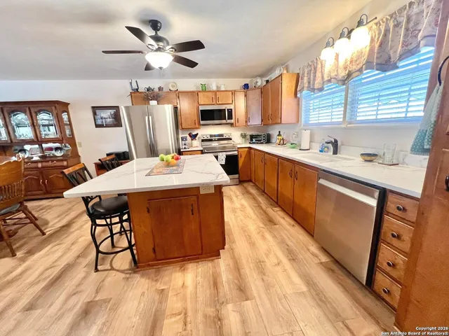 a very nice looking room with a large window