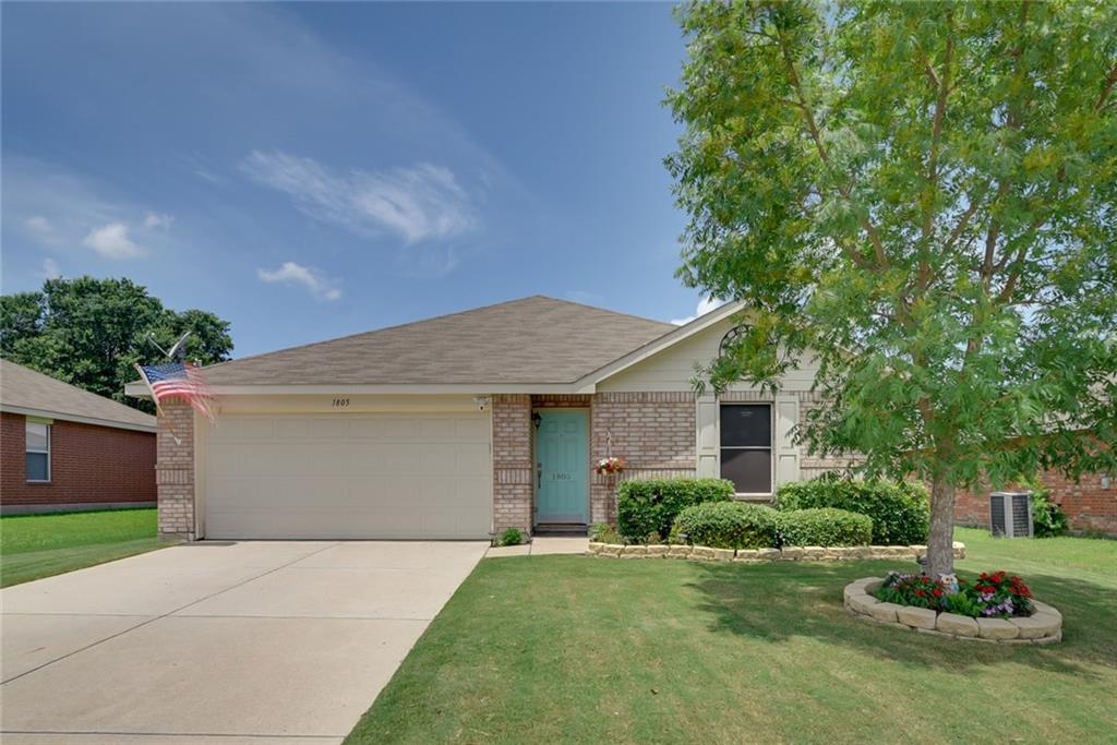 a front view of a house with a garden and plants