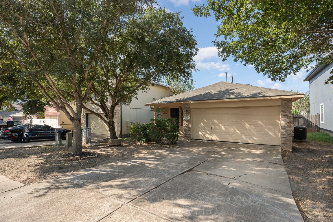 a view of a house with a outdoor space