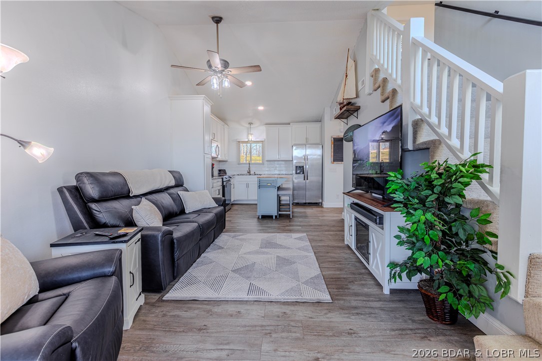 1436 Cherokee Road, Unit 2B Lake Ozark, MO 65049 - Photo 5 of 30 Staircase to Upstairs