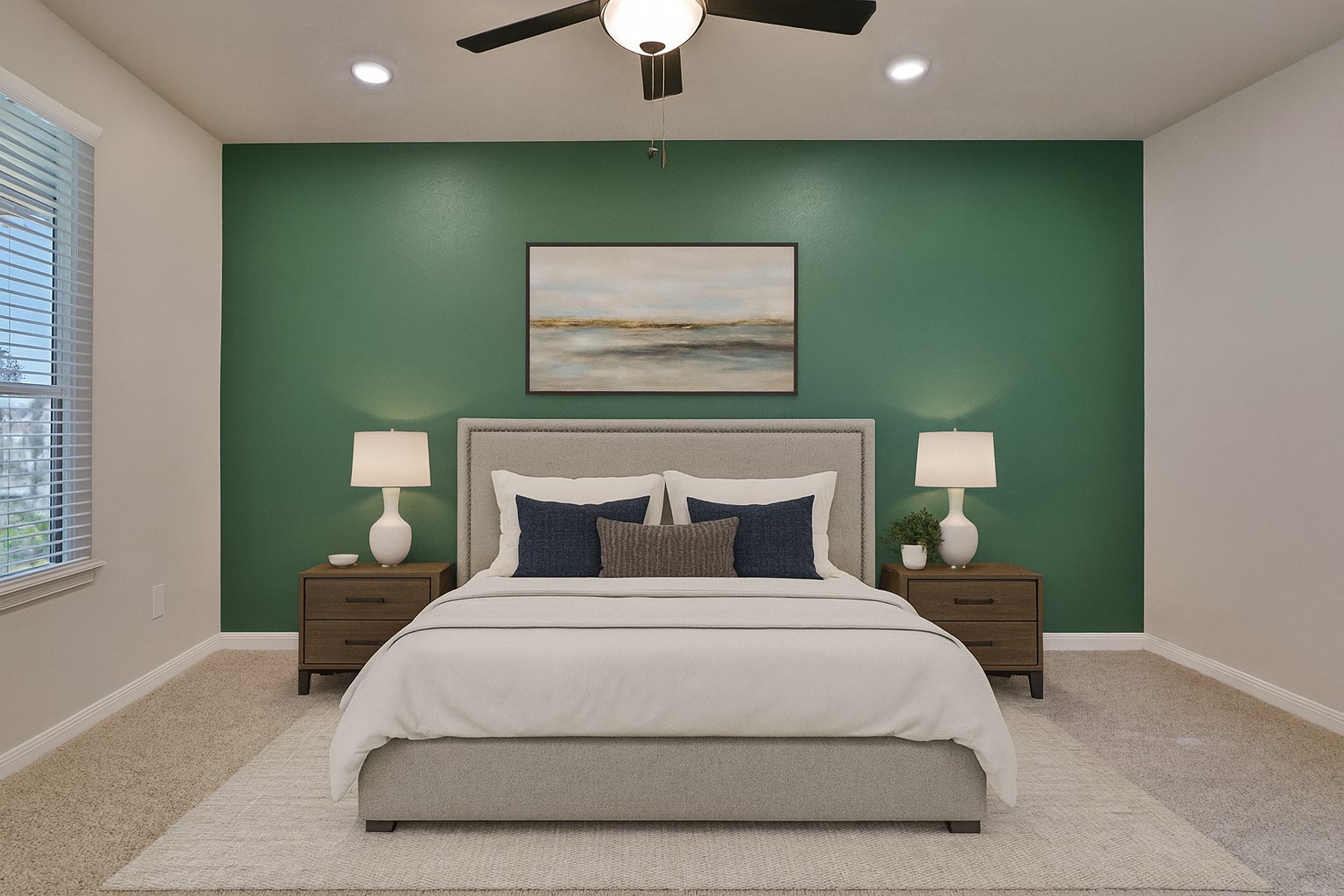 1926 Viva Road Bryan, TX 77807 - Photo 18 of 39 a bedroom with a bed and a chandelier