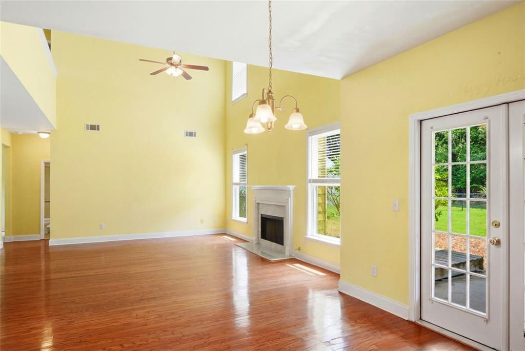 3420 Bulloch Lake Road Loganville, GA 30052 - Photo 16 of 57 a view of a livingroom with wooden floor