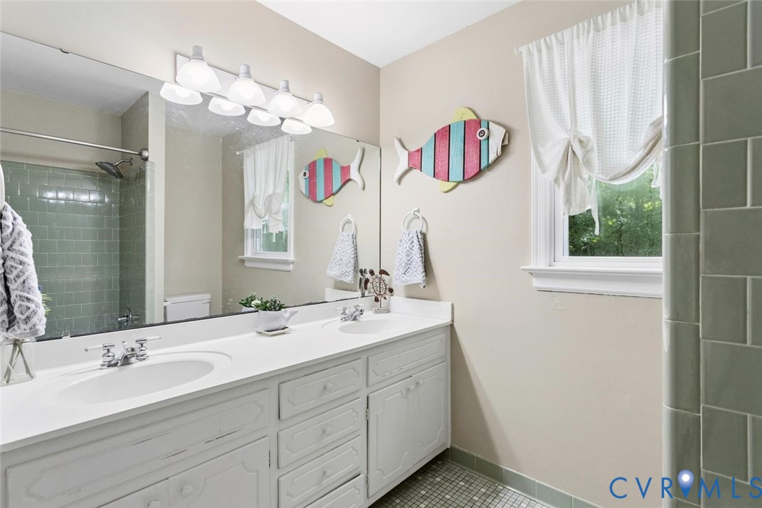 2011 Camborne Road Chesterfield, VA 23236 - Photo 37 of 47 Dual vanity with integrated sinks, chrome hardware