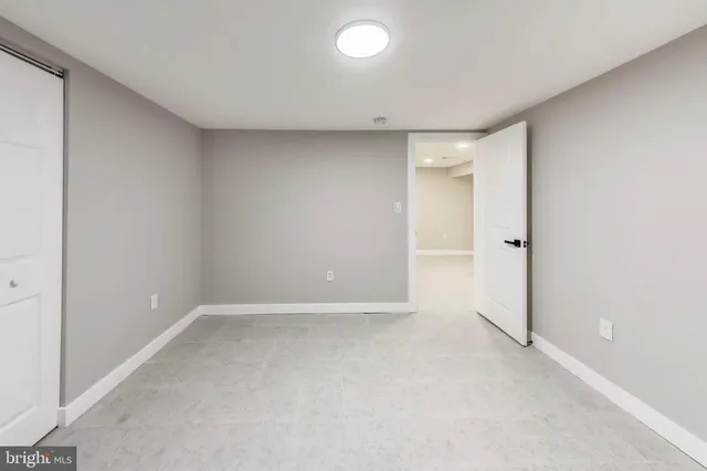 a view of an empty room