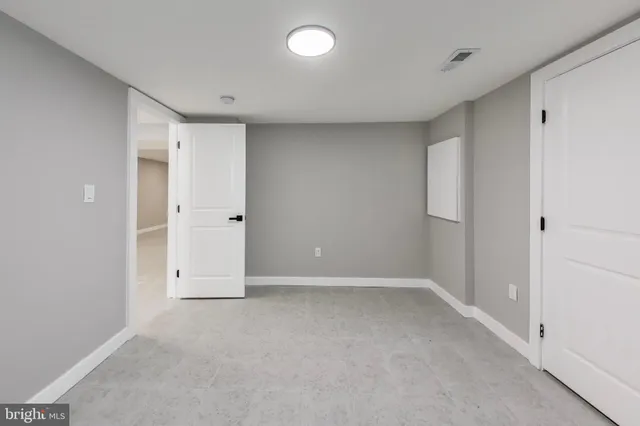 a view of an empty room