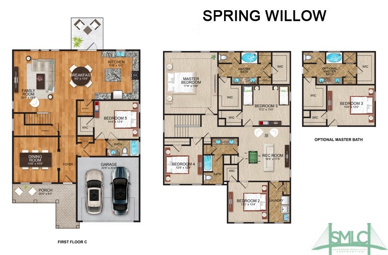 708 Wyndham Way Pooler, GA 31322 - Photo 38 of 38 UNDER CONSTRUCTION: INTERIOR FLOOR PLAN RENDERING
