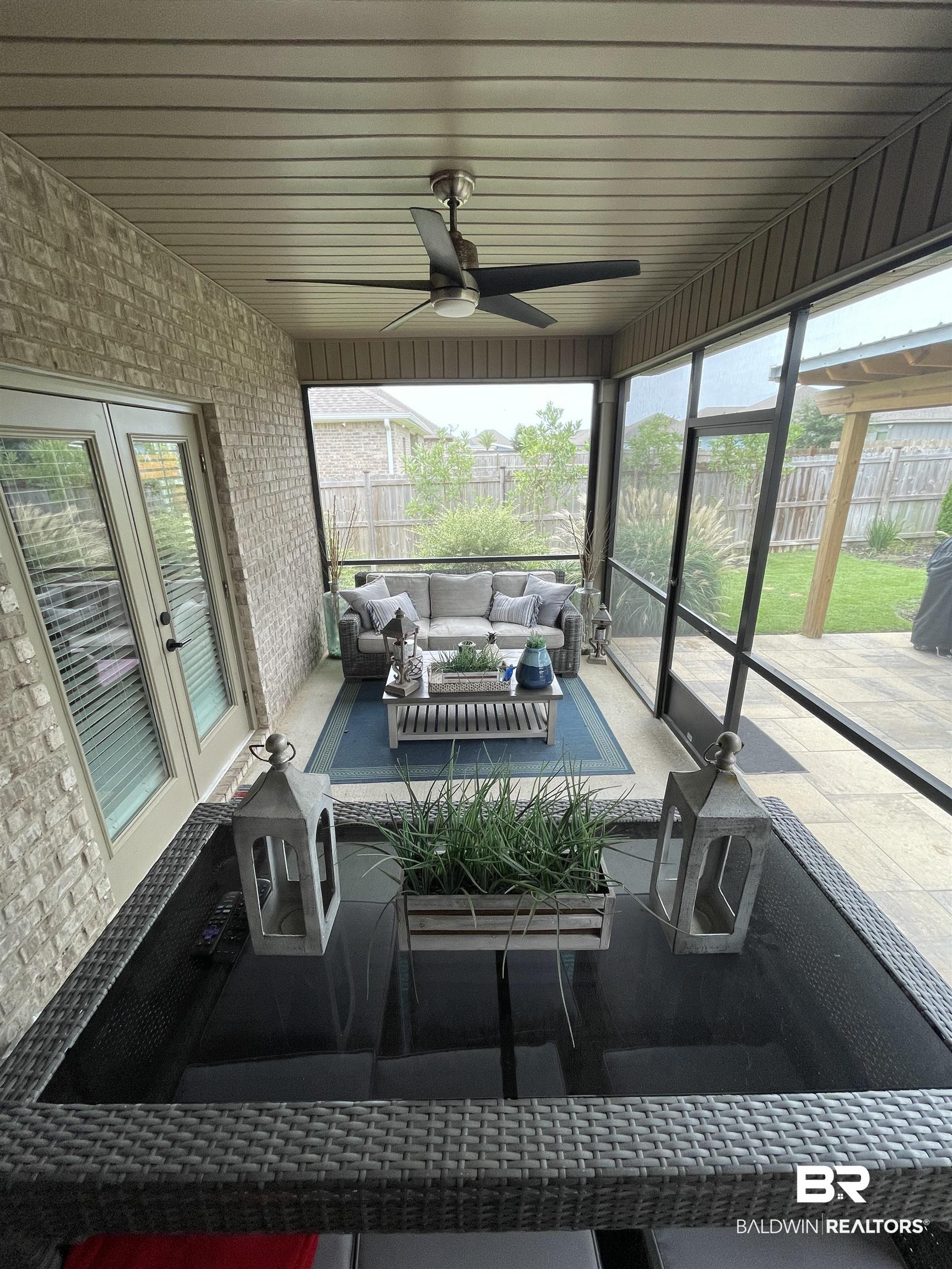 8621 Bronze Lane Foley, AL 36535 - Photo 6 of 13 Sunroom / solarium featuring ceiling fan