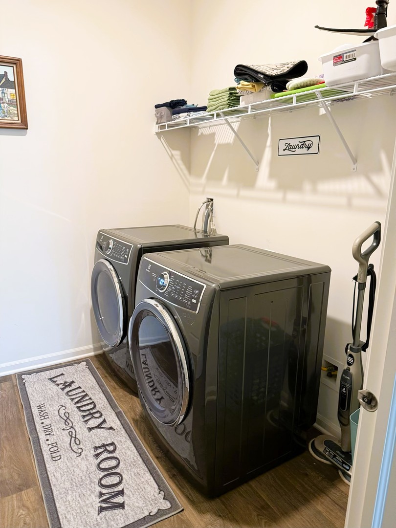 6323 Aspen Lane Wonder Lake, IL 60097 - Photo 15 of 17 a utility room with dryer and washer