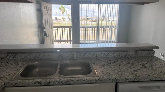 a bathroom with a sink and a