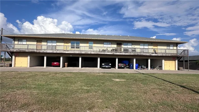 a front view of a building