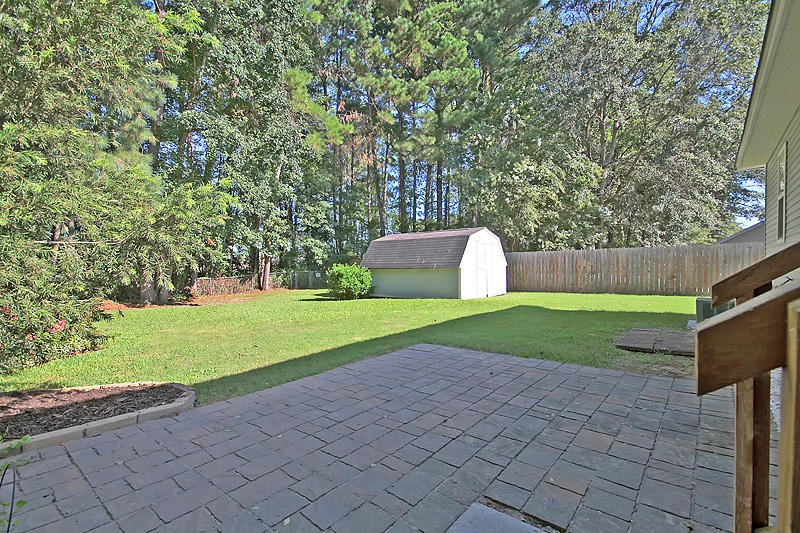 153 Iron Road Summerville, SC 29486 - Photo 22 of 28 Large patio area in the backyard