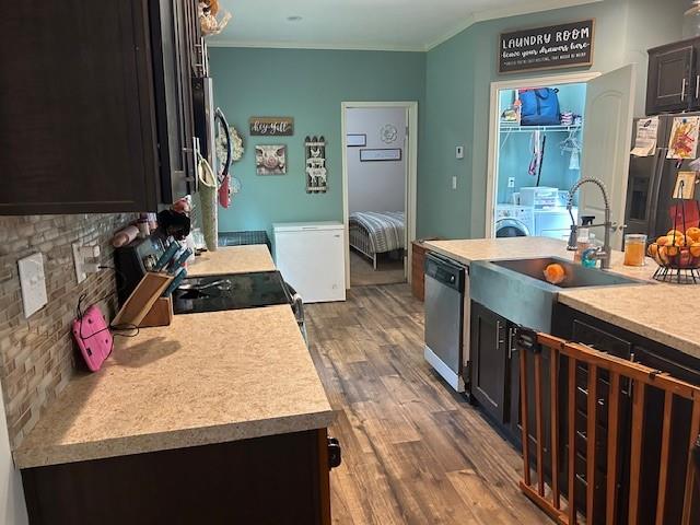 2477 Shoal Creek Road Colbert, GA 30628 - Photo 2 of 19 a kitchen with stainless steel appliances granite countertop a sink stove and cabinets