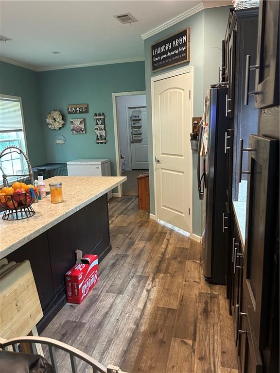 2477 Shoal Creek Road Colbert, GA 30628 - Photo 3 of 19 a open kitchen with stainless steel appliances granite countertop a refrigerator and a sink