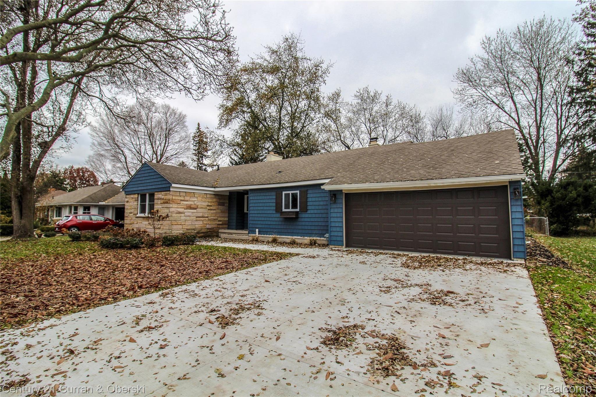 Super sharp fully remodeled 2019, three bedroom 2 full bath ranch with 2 car attached garage located on a double lot!