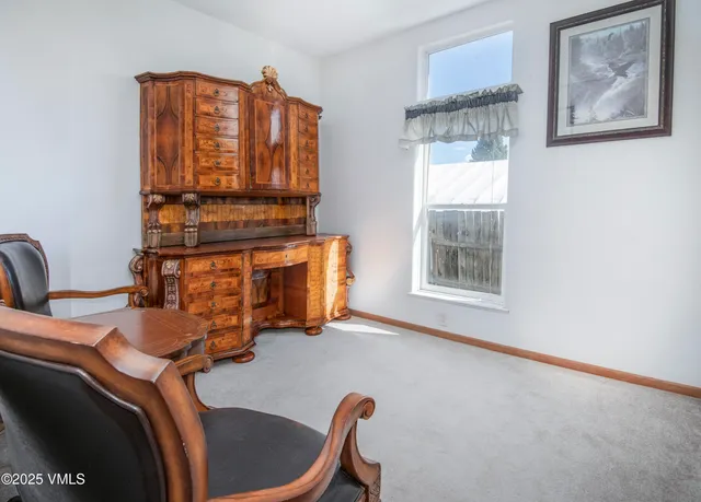 a room with furniture and windows