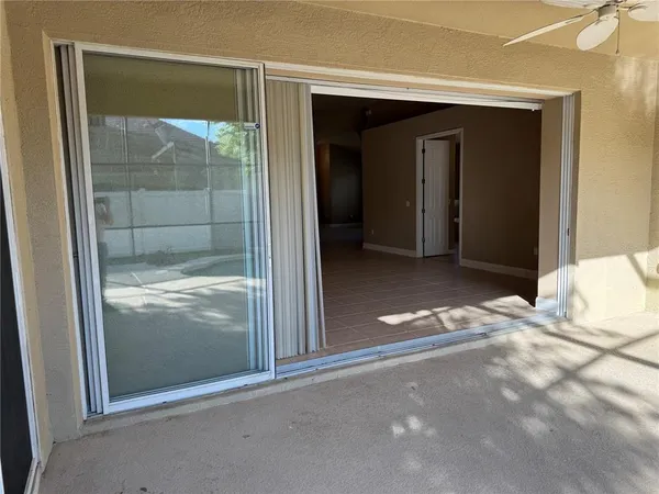 a room with lots of glass windows