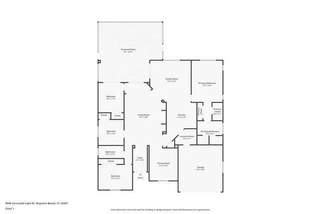 $759,813 | 9946 Coronado Lake Drive, Boynton Beach, FL 33437