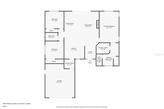 $348,000 | 3135 North Barton Creek Circle, Lecanto, FL 34461