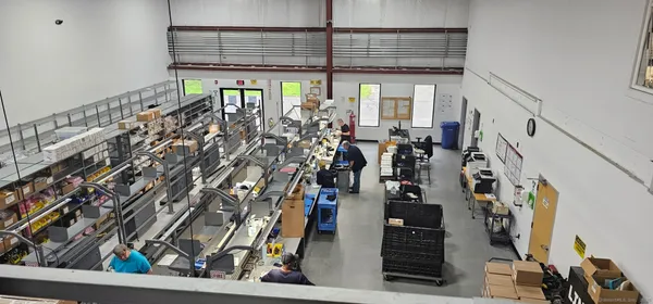 a view of a workspace with furniture